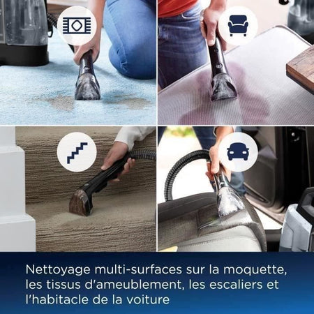 Bissell Spot Clean Plus 3724N - distacco, pulito e aspirato - luce e compatta - tubo 2,20 m