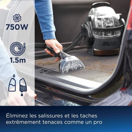 Bissell Spotclean Auto Pro Select 3730n - Staccati, pulito e aspirato - serbatoio di grande capacità - a lungo raggio