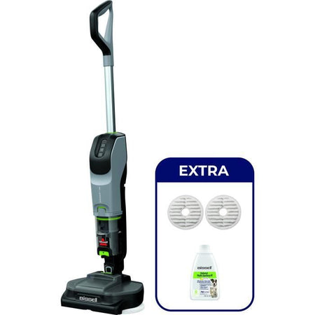 NUOVO BISSELL SpinWave + Vac Pet Select - Aspirapolvere/aspirapolvere senza fili - 25,9 V - 3 modalità - 70 min