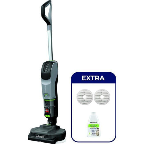NUOVO BISSELL SpinWave + Vac Pet Select - Aspirapolvere/aspirapolvere senza fili - 25,9 V - 3 modalità - 70 min