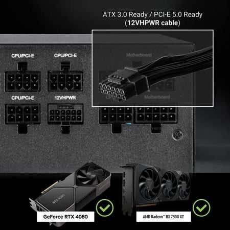 BITFENIX BFG GOLD 850W (80+ Gold) ATX 3.0 - Alimentatore PC - 850W