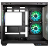 Case per PC - BITFENIX - Triton - Cube - ATX - Nero - Vetro temperato - USB-C e A-RGB
