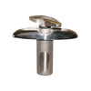 Bitta A Scomparsa In Acciaio Inox A 89 Mm B 31 Mm C 51 Mm D 22 Mm Foro 5 Mm