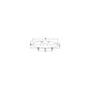 Bitta Inox Abbatt.Mm.114 C/Fori A 120 Mm B 41 Mm C 10 Mm D 65 Mm Foro 7 Mm