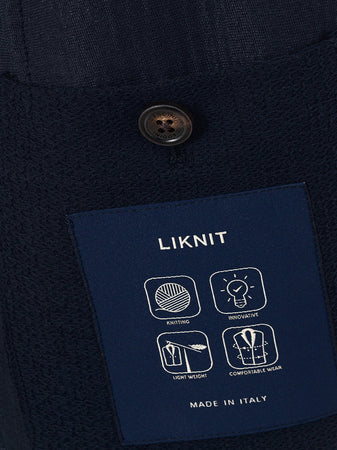 Lardini Giacca blu Destrutturata Due Bottoni da uomo