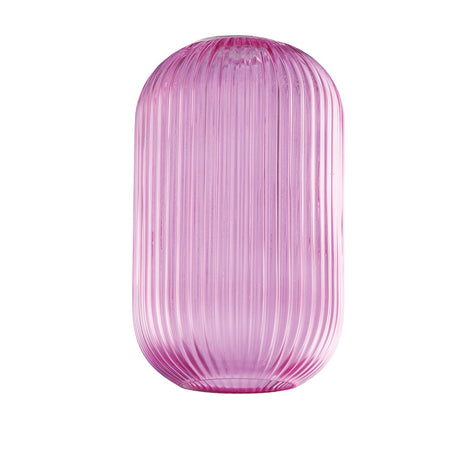 Diffusore In Vetro Rosa Effetto Plisse'