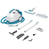 Pulitore a vapore multifunzione - BLACK & DECKER BHSMP2008-QS - 2000 W - 8 accessori - 4 barre - Bianco / grigio / blu