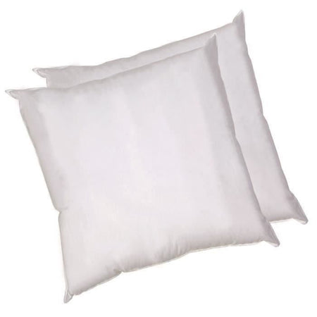 BLANREVE Set di 2 cuscini in cotone - 60 x 60 cm - Bianco