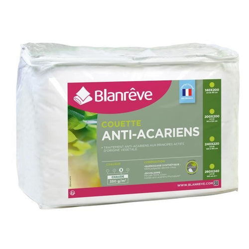 BLANREVE Piumino caldo in percalle - Anti-acari - 350g / m - 220x240cm