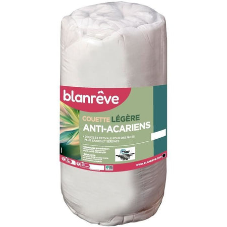 Piumino leggero antiacaro - 200 gr/m - BLANREVE - 260 x 240 cm - Bianco