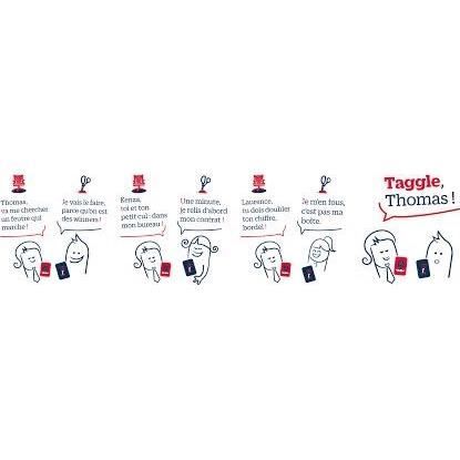 TAGGLE Patron - Gioco da tavolo per feste - BANDJO - Posto di lavoro - Dai 16 anni