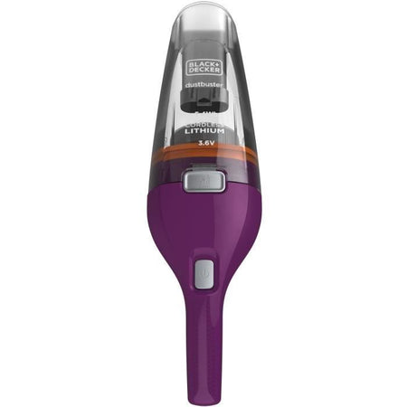 Aspirapolvere portatile a batteria - BLACK & DECKER - NVC115W-QW - 8 AW - 3,6 V 1,5 Ah - Bordeaux