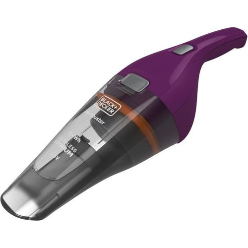 Aspirapolvere portatile a batteria - BLACK & DECKER - NVC115W-QW - 8 AW - 3,6 V 1,5 Ah - Bordeaux