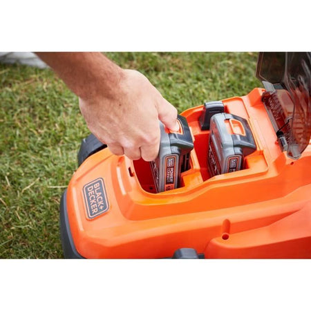 Rasaerba a batteria BLACK & DECKER 18V LITHIUM cm 33 - 2,5Ah - 2 batterie - 1 caricatore - BCMW3318L2-QW
