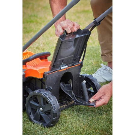 BLACK & DECKER Cortacésped inalámbrico 33cm LITIO 36V - 2,5Ah - 1 batería -1 cargador - 1 persiana mulching - BCMW3336L1-QW