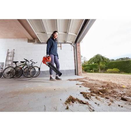 Soffiatore assiale cablato BEBL185-QS - NERO + DECKER - 1850 W - volume del ventilatore: 12, 75 M3 / min - 2 velocità regolabili nell'impugnatura