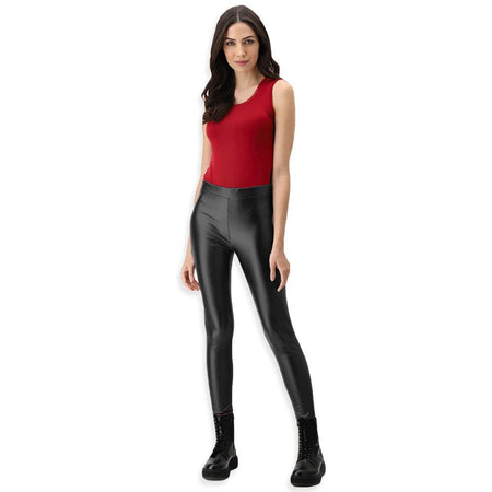 Oroblu Jeggings in Eco Pelle Deep Forest Jeggings VOBT64457 S32 - Passarelli Biancheria