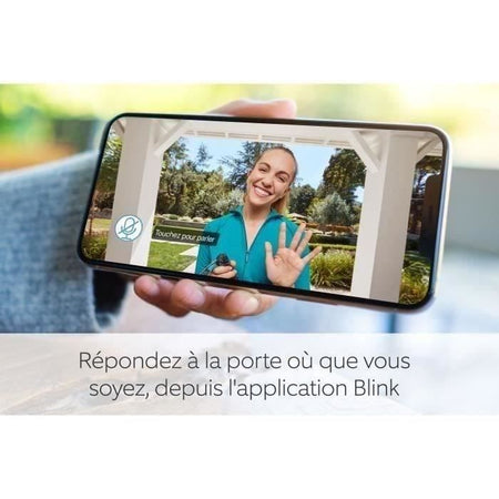 Citofono con modulo di sincronizzazione 2 - BLINK HOME SECURITY - Nero