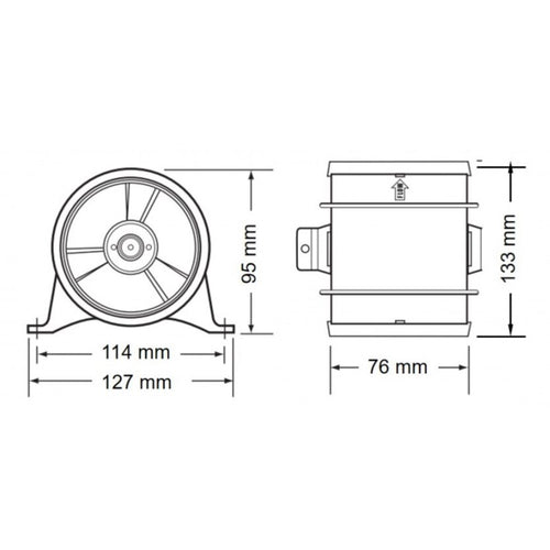 Blower 4' 24V