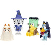 Set di figurine - BLUEY - Costumi - 4 figurine articolate - Accessori inclusi