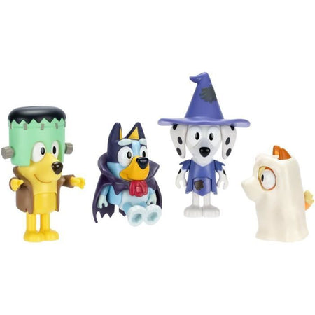 Set di figurine - BLUEY - Costumi - 4 figurine articolate - Accessori inclusi