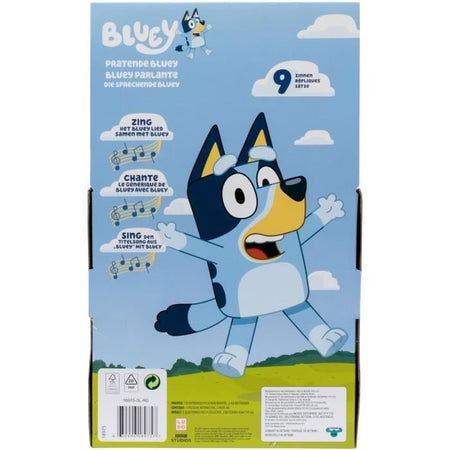 Peluche parlante - BLUEY - Bluey - 33 cm - Voce ufficiale - Tema musicale
