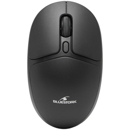 Mouse Wireless - BLUESTORK - Office 25 - PC/MAC - Nero - Connessione 2,4 GHz - Batteria a Lunga Durata