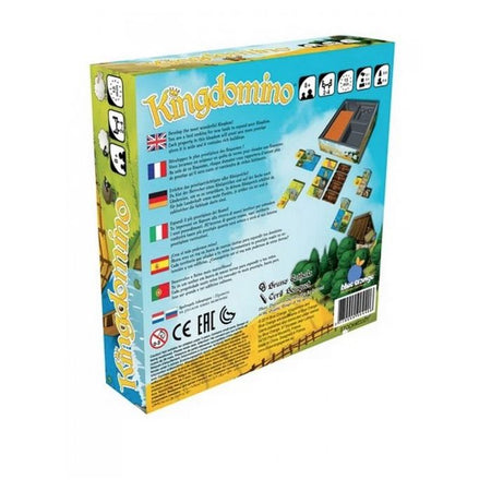 Kingdomino Puzzle Game - BLU ARANCIONE - Modello Kingdomino - 2 o più giocatori - Adulto - Blu