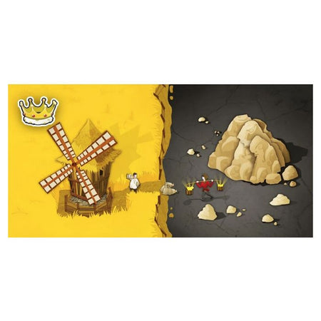 Kingdomino Puzzle Game - BLU ARANCIONE - Modello Kingdomino - 2 o più giocatori - Adulto - Blu