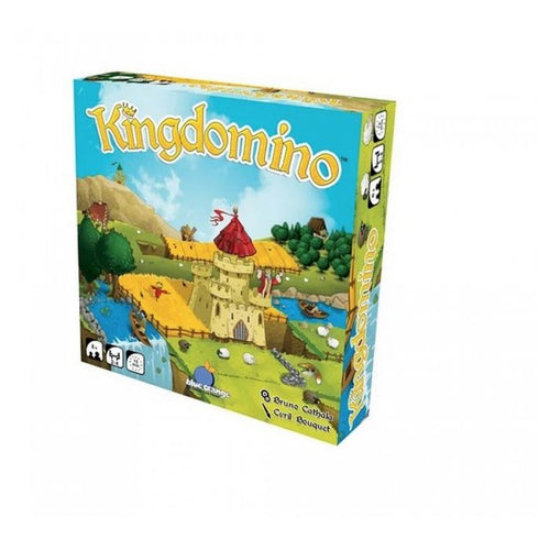 Kingdomino Puzzle Game - BLU ARANCIONE - Modello Kingdomino - 2 o più giocatori - Adulto - Blu