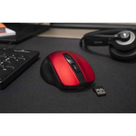 Mouse Wireless - BLUESTORK - OFFICE 75 - Ricaricabile - PC/MAC - Rosso