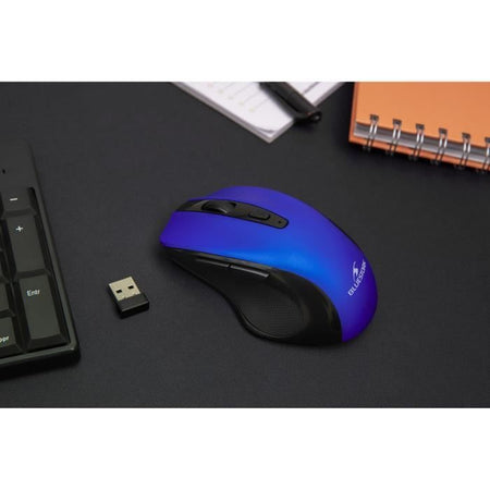 Mouse Wireless - BLUESTORK - OFFICE 75 - Ricaricabile - PC/MAC - Blu