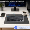 Combo tastiera e mouse wireless BLUESTORK - Mini Pack - Bluetooth e dongle - Ultra sottile e leggero - Per lavoro mobile e da remoto