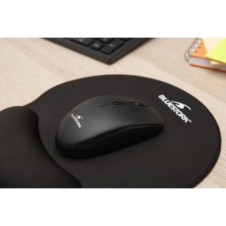 Tappetino per mouse ergonomico - Bluestork - BS-PAD-ERGO - Poggiapolsi - Spessore 3 mm