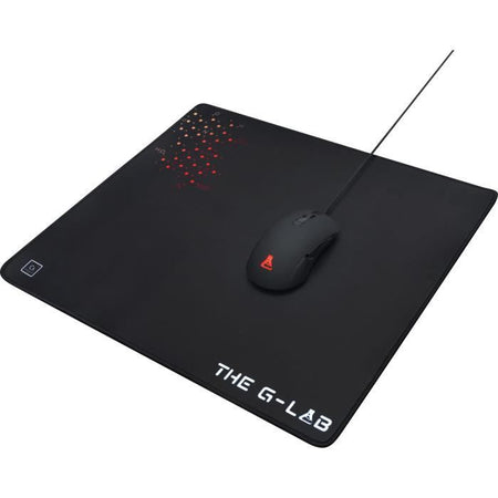 Tappetino per mouse da gioco THE G-LAB L 450x400x4mm con gomma antiscivolo