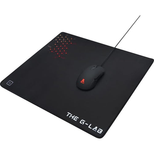 Tappetino per mouse da gioco THE G-LAB L 450x400x4mm con gomma antiscivolo