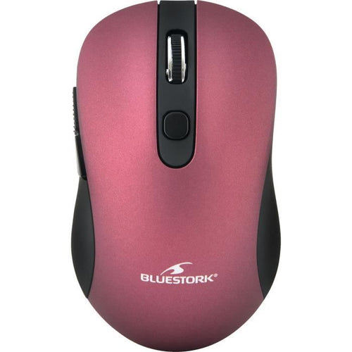 Mouse wireless BLUESTORK - 2,4 Ghz - 6 pulsanti - Prugna metallica
