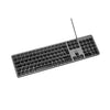 Tastiera cablata - Bluestork - KB Mac - Azerty - Compatibile con Mac - Nero