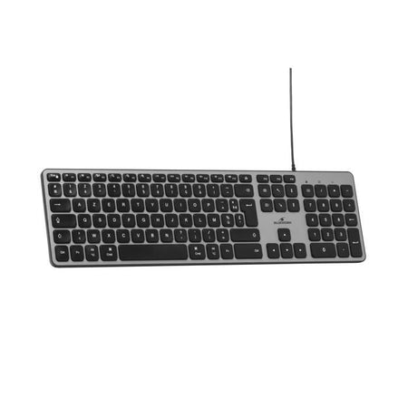 Tastiera cablata - Bluestork - KB Mac - Azerty - Compatibile con Mac - Nero