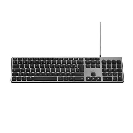 Tastiera cablata - Bluestork - KB Mac - Azerty - Compatibile con Mac - Nero