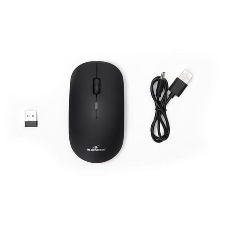 Mouse wireless - THE G-LAB - M-WL-OFF100-BLACK - 2.4g + Bluetooth - Ricaricabile - Compatibile con Mac e Windows