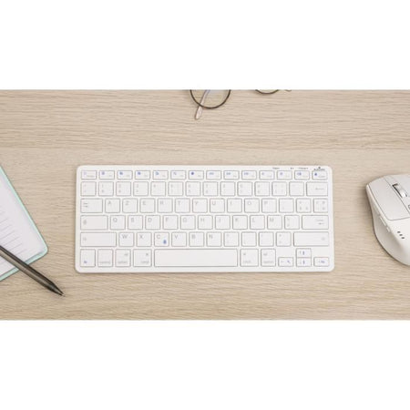 Tastiera TKL - BLUESTORK - Bluetooth ricaricabile per Mac - Bianca