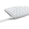 Tastiera TKL - BLUESTORK - Bluetooth ricaricabile per Mac - Bianca