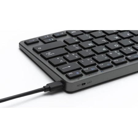 Tastiera TKL - BLUESTORK - Bluetooth + PC 2.4Ghz - Grigia e nera