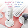 Micrófono USB - Blue Yeti Premium - para grabar, transmisión, juegos, podcasts en PC o Mac - Mist blanca blanca