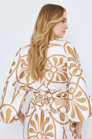 Blusa annodata fantasia Corfù | ACCESS FASHION