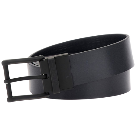 Guess cintura blu reversibile con logo in vera pelle BM7820P5335BLN