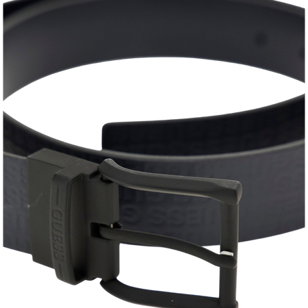 Guess cintura blu reversibile con logo in vera pelle BM7820P5335BLN