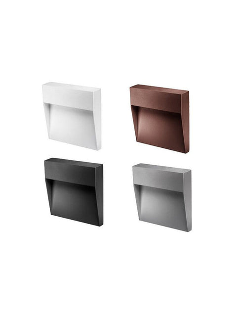 Segnapasso a LED quadrato IP65 6,5W 3000K/4000K - Corten