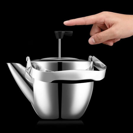 Teiera a pressa francese - BODUM - Columbia - Filtro in acciaio inossidabile - 1,5 l - Opaco